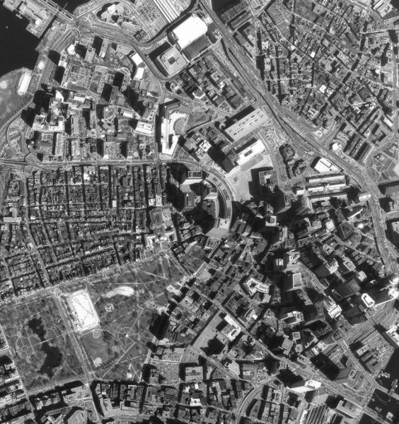 fotomapa Bostonu 