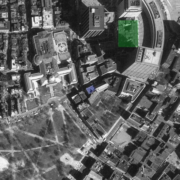fotomapa Bostonu 
